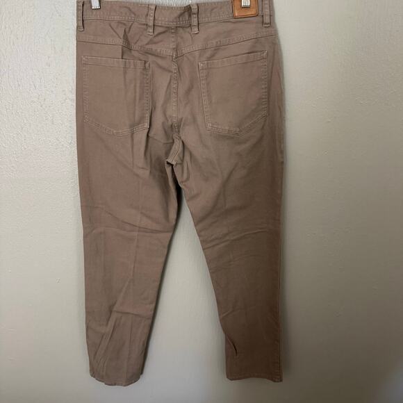 GENTEAL Brown Chino Pants Size 32x30 Casual comfort everyday - Picture 5 of 7